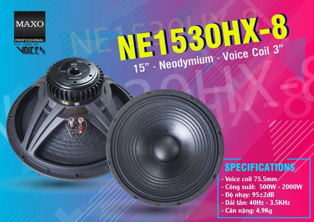 CU-LOA-BASS-NEODYMIUM-NE1530HX-8