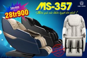 GHẾ MASSAGE CAO CẤP MS357 ĐẾN TỪ HOME THRONE